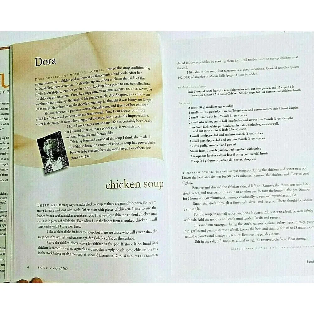 Soup a Way of Life Cookbook Recipes Charts Questions Answers Soups Stews Book